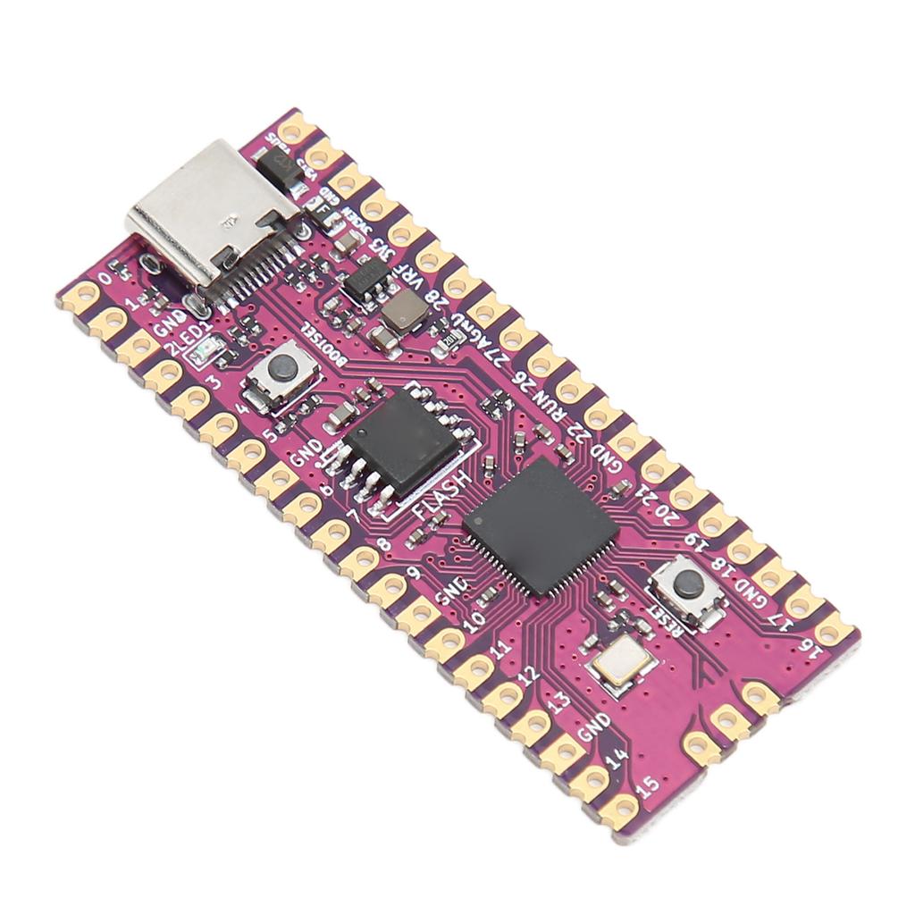 For RPi RP2040 Pico Board Dual Core ARM Cortex M0+ Processor Low Power Consumption Flexible Microcontroller Board