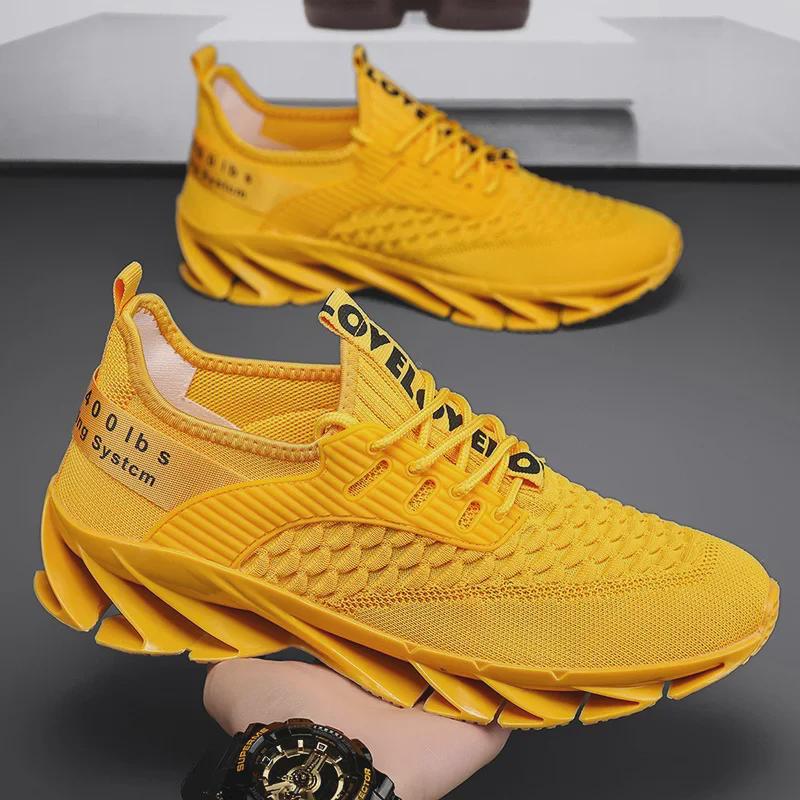 Мужские дышащие кроссовки Flying Mesh Casual Blade-Soled для бега
