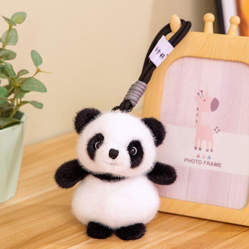 Кролик Животное Панда Плюшевая Кукла Брелок С Наполнителем из PP Хлопка Для Идеи Подарка
