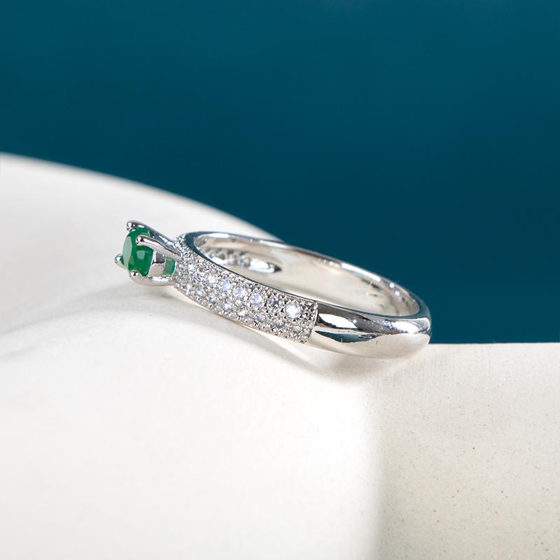 BELLA BOX Factory Wholesale Retro Female Ring Band Classic Oval Cubic Zircon Prong Setting Wedding Finger Ring For Women Gift