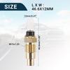 uxcell Temperature Sensor Compatible with Infiniti Compatible M30 Durable No. 25080-89903 Temperature Sensor, Gold Tone Inner