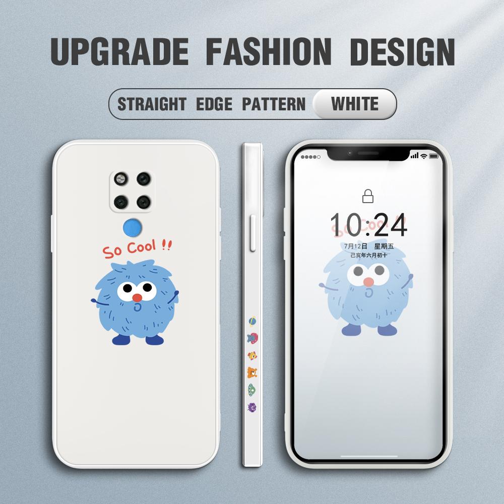 Чехол для телефона с мультяшным красочным узором, квадратный, жидкий, силикон, TPU, полное покрытие, противоударный, защитный чехол для камеры Huawei Honor Vivo