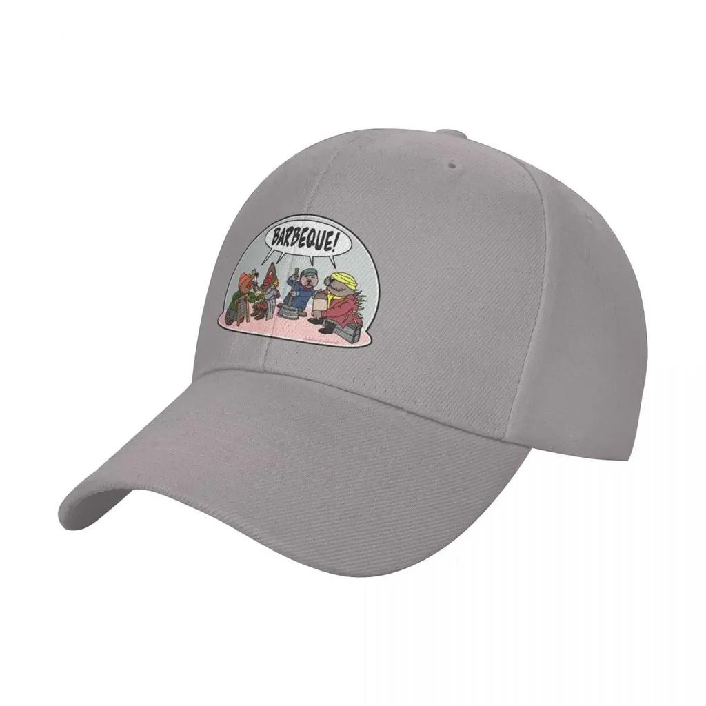 Emmet-otter, barbeque, bbq, christmas, emmet, jim henson Baseball Cap Golf Hat Designer Hat Streetwear Hats For Women Unisex's