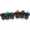 8pcs Self-Lock /Momentary Pushbutton Switches DS228 DS428 12mm OFF- ON Push Button Switch 3A /125VAC 1.5A/250VAC DS-228 DS-428