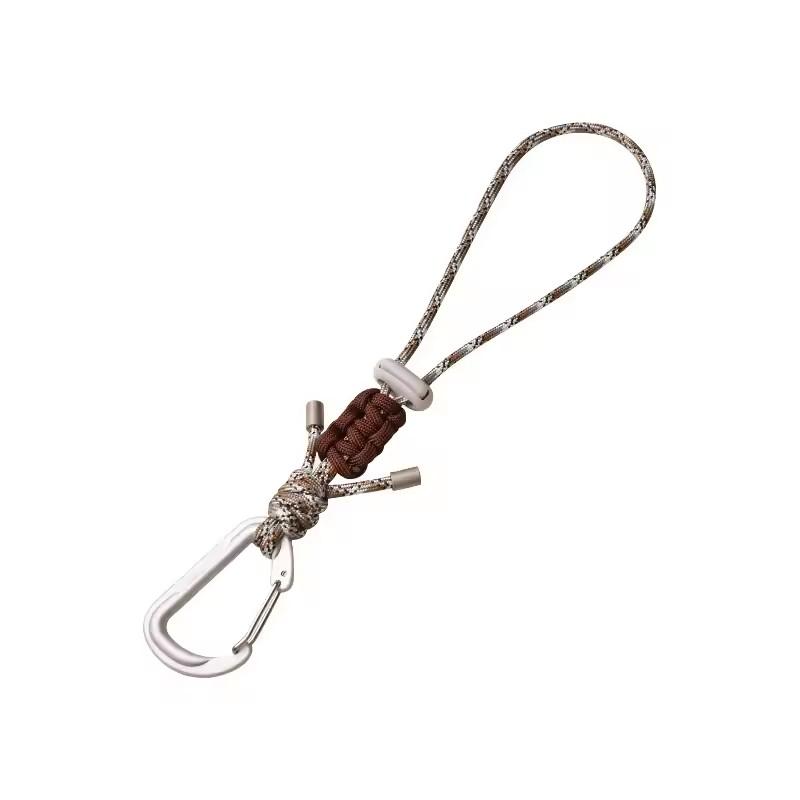 Quick-Release Paracord Water Bottle Hang Buckle Carabiner Portable EDC Clip Multifunctional Hook For Outdoor Hiking Backpack 4