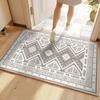 Entrance Carpet Anti-slip Anti-fouling Dirt-resistant Carpet Retro Color Ethnic Style Rugs Outdoor Welcoming Home Decoration Mat