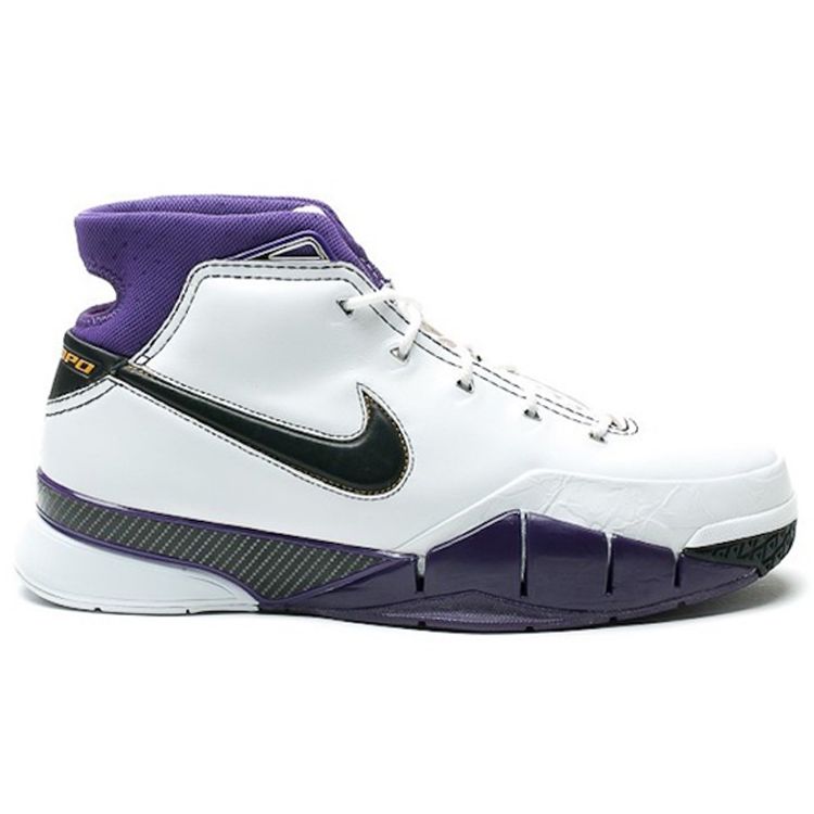 Nike Zoom Kobe 1 Protro 81 очко 2019 Мужские кроссовки Белый Черный Court-Purple AQ2728-105