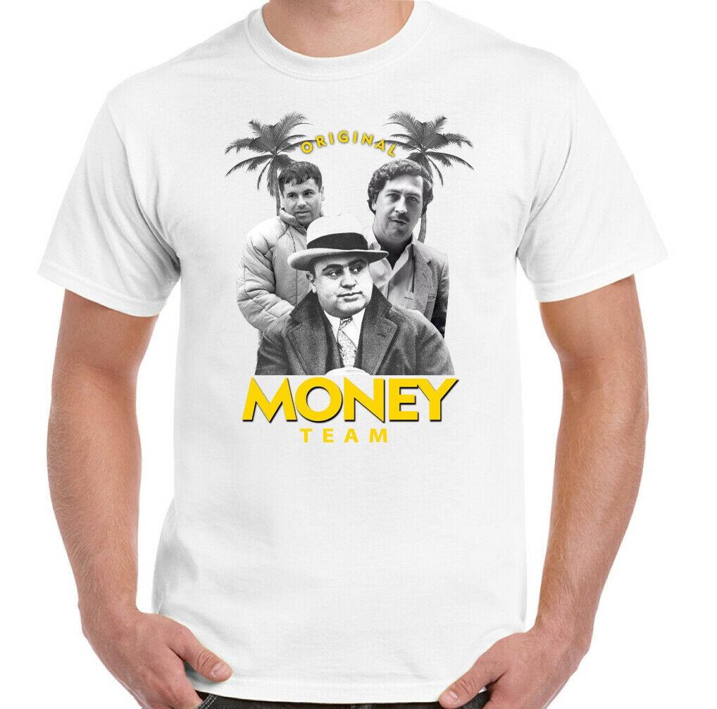 Футболка унисекс Пабло Эскобар Эль Чапо Аль Капоне Забавный гангстерский мафия Наркокартель