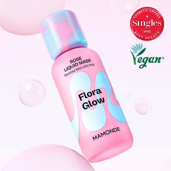 Mamonde Flora Glow Rose Жидкая маска 80 мл Специальная (2 типа)