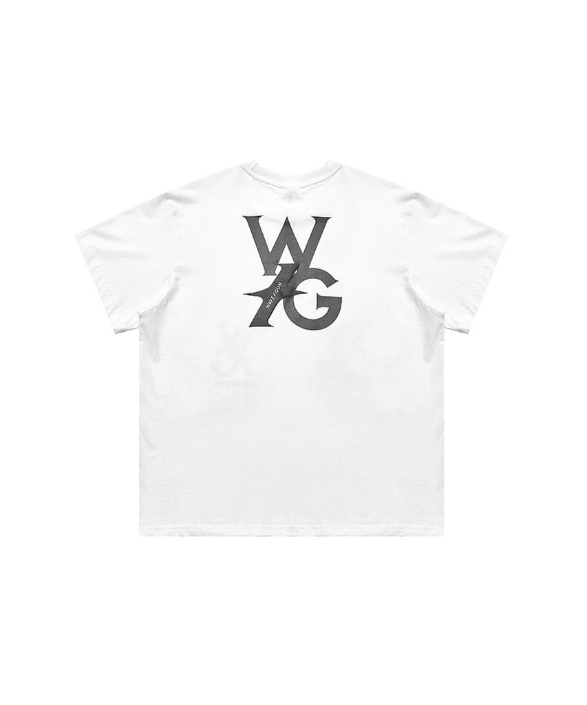 Белая футболка с новым логотипом Weibeugeon