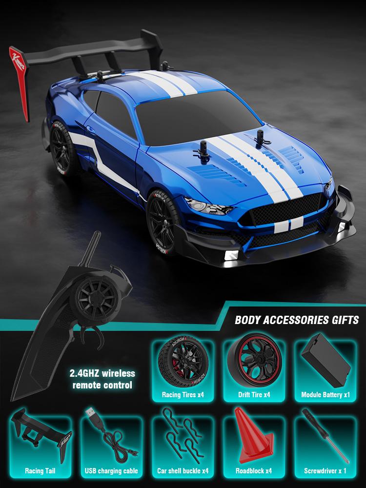 4WD Радиоуправляемая дрифт-машина 1/14 Радиоуправляемые гоночные машины 50 км/ч Высокоскоростной электрический гоночный автомобиль для детей Игрушки для мальчиков Подарки детям