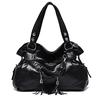 Yogodlns Women PU Leather Tassel Handbags Shoulder Bag Big Tote Purse New Fashion Messenger Bags