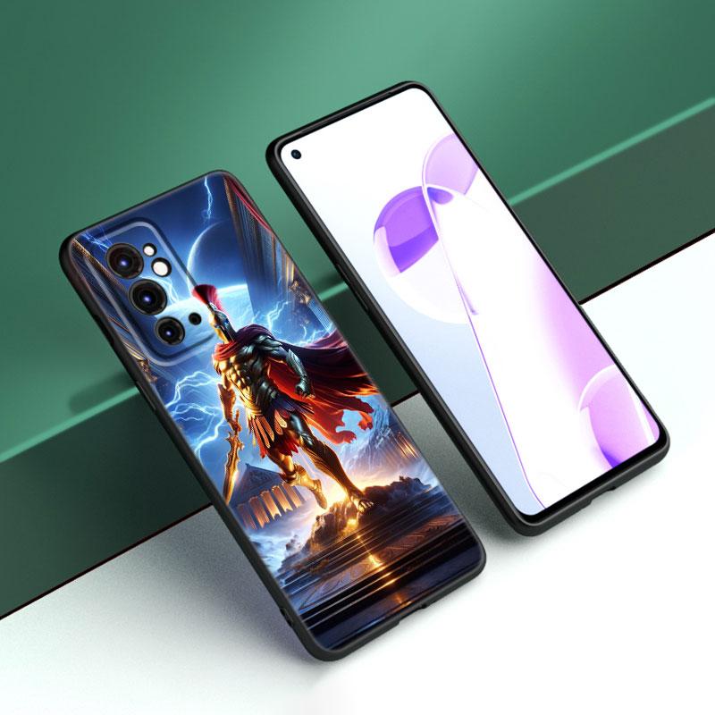 Спартанский черный силиконовый чехол для телефона OnePlus 9 10 11 12 ACE 2V Pro 9RT 10T 10R Nord CE 2 3 Lite N10 N20 N30 5G