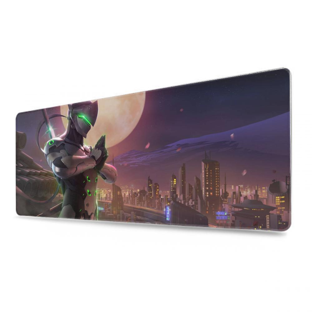 Genji Mouse Pad 500X1000 mm Large Gaming Mousepad Gamer XL Rubber Otaku Keyboard Pad Laptop Desk Mat