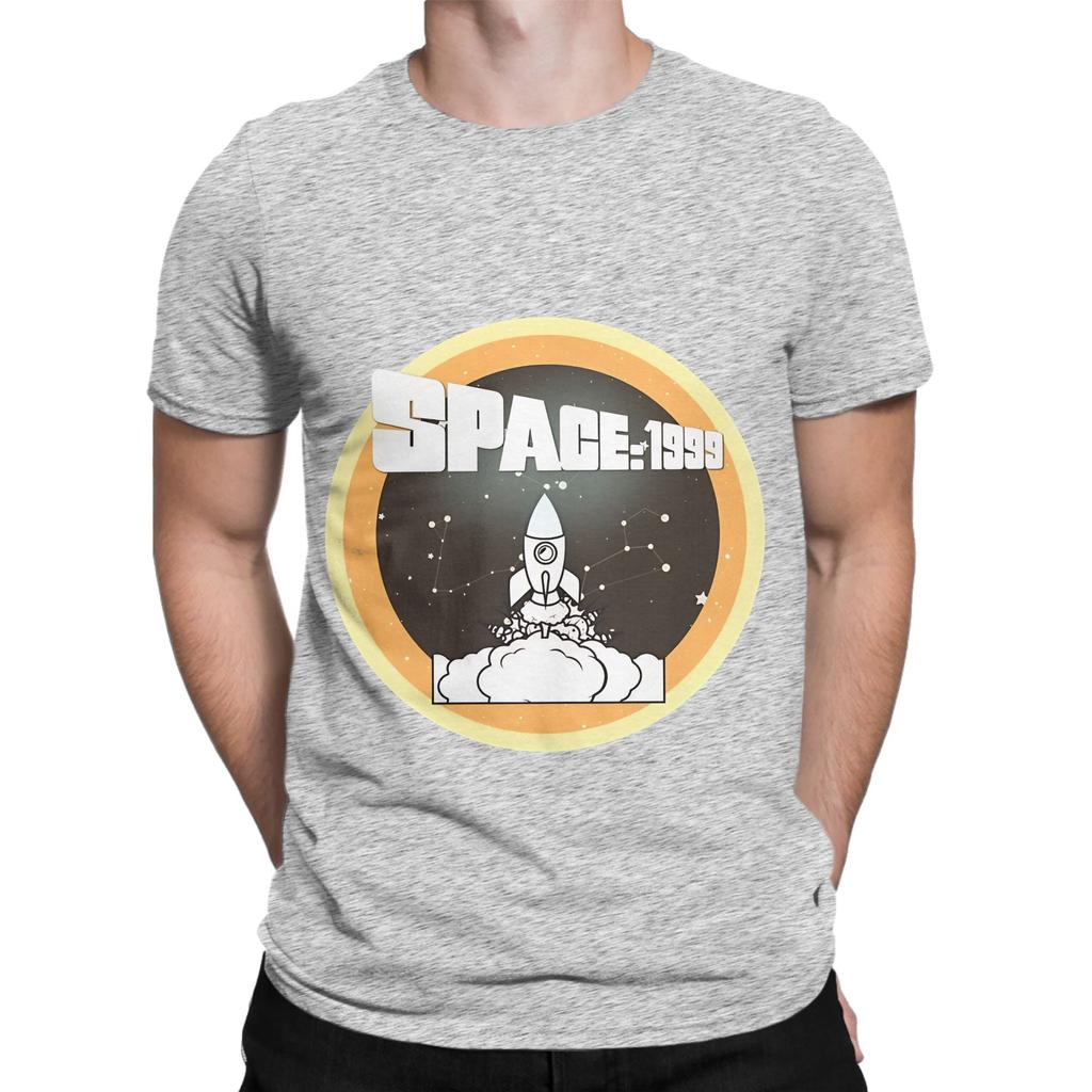Space 1999 Vintage Style Funny Graphic 100 Cotton TShirt Space 1999 Tees Tops For Unisex