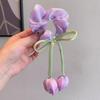 Japanese Korean Style Tulip Scrunchies Sweet Versatile High Grade Hair Ties Handmade Ponytail Hair Accessories