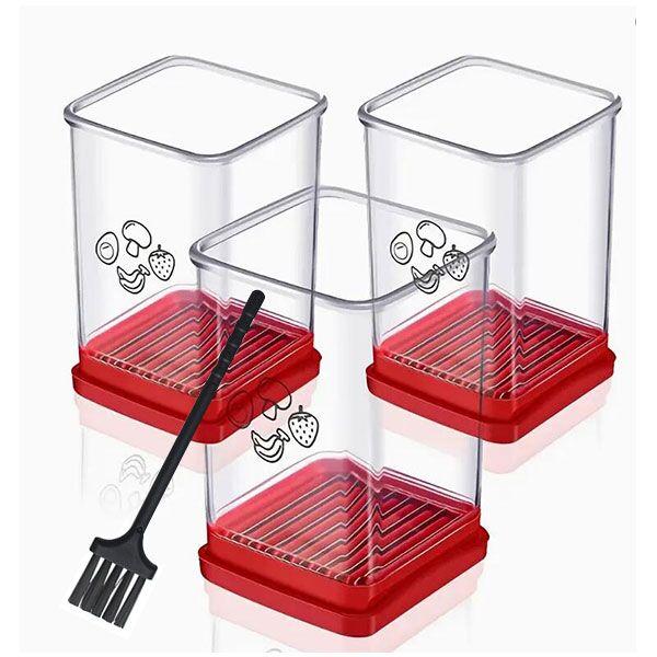 Фруктовая скоростная ломтерезка с толкающей пластиной Яйцерезка Клубника Банан Резак Быстрое приготовление Фруктового Овощного Салата Кухонный Гаджет