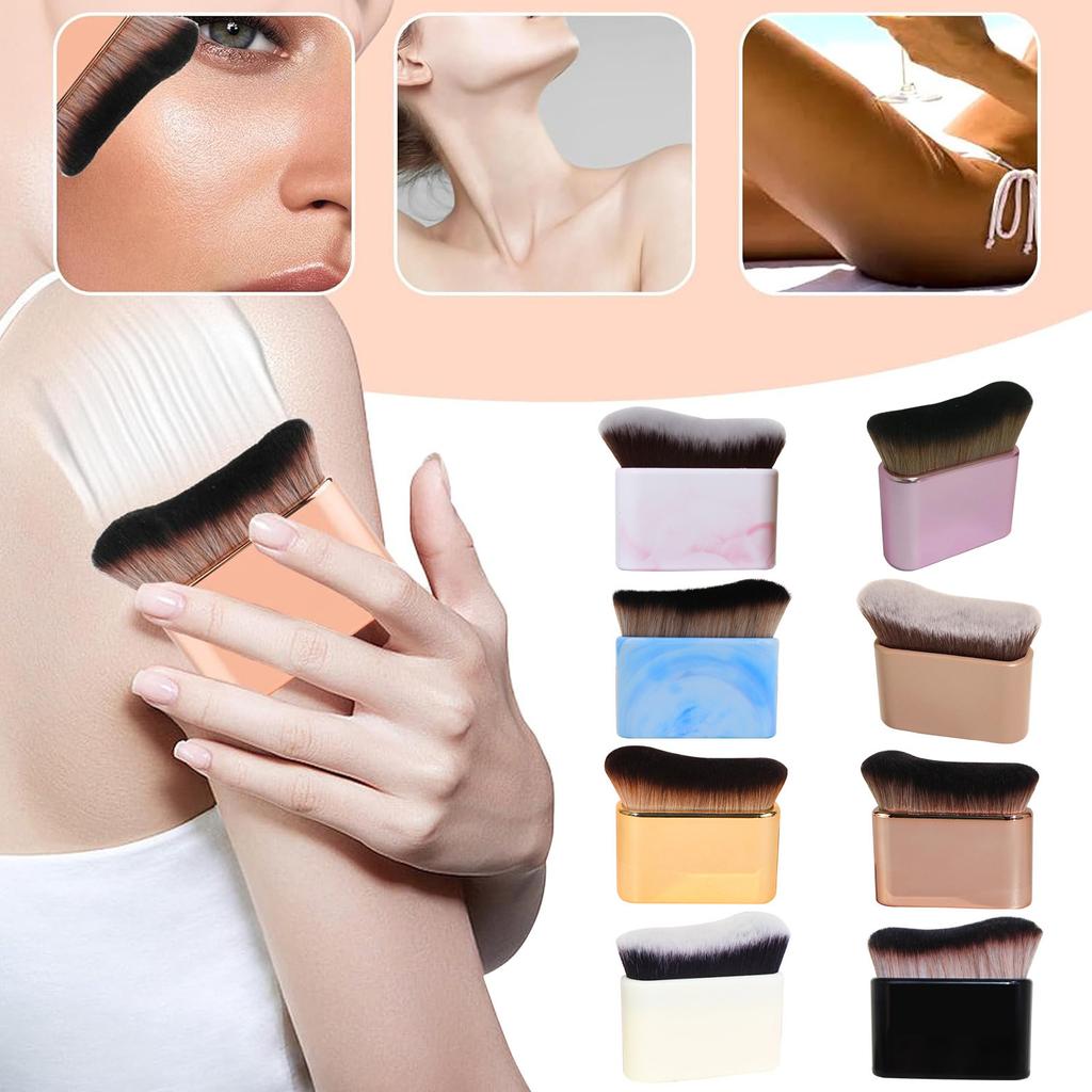 Tanning Brush Soft Hair Body Makeup Brush Applicator Sunscreen Brush Small Portable Makeup Accessory Gift for Girlfriend