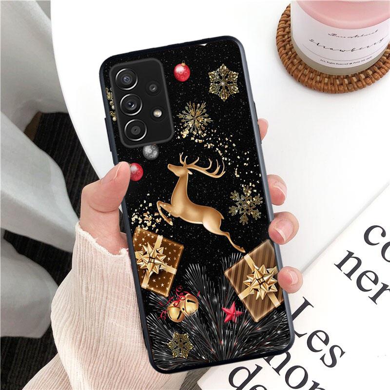 Merry Christmas Tree New Year Phone Case for Samsung Galaxy A35 A55 A54 A15 A25 A05s A05 A22 A24 A52 A33 A34 M34 M14 M54 M23