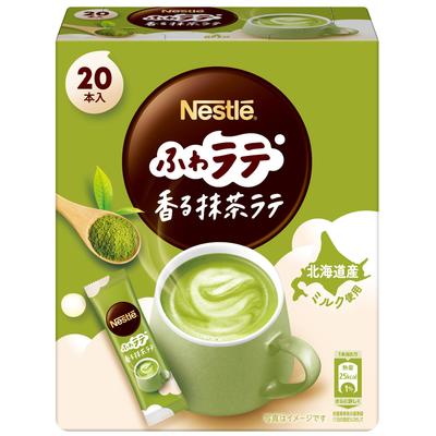 Nestle Fuwa Latte Ароматный Матча 20 индивидуально упакованных коробочек Латте, стики, в обертке,