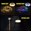 Rechargeable Camping Light 8M/10M Light String Outdoor LED Tent Light RGB Atmosphere Light Recyclable Garden Decoration Lamp