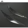 Carbon Fiber Headlight Eyebrows Eyelids For BMW X6 35i 50i xDrive E71 Car Front Lamp Cover Sticker Fiber Glass Matt Black Primer