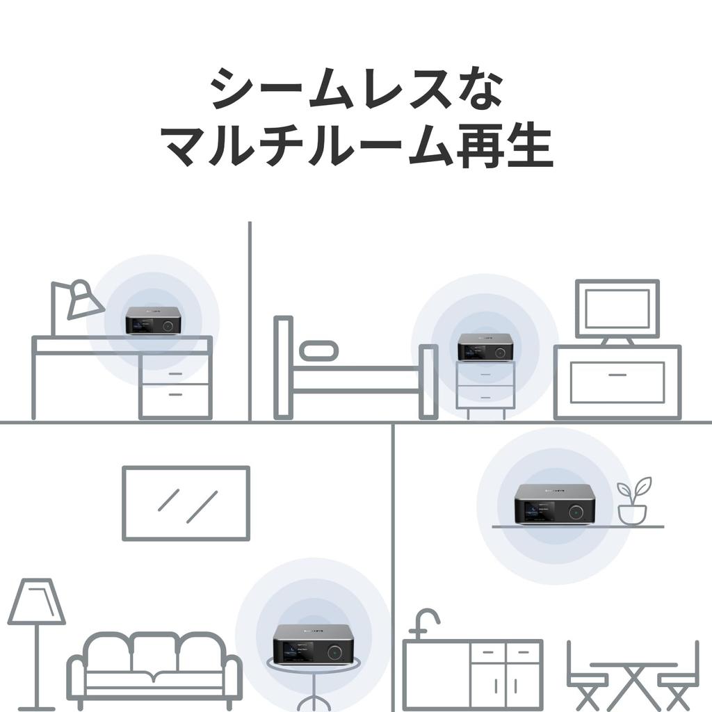 WiiM Ultra Музыкальный стример Цифровой предусилитель Google Cast Alexa Потоки Amazon HDMI Вход Phono Выход для наушников Космический серый [Прямой импорт] и 3,5-дюймовый
