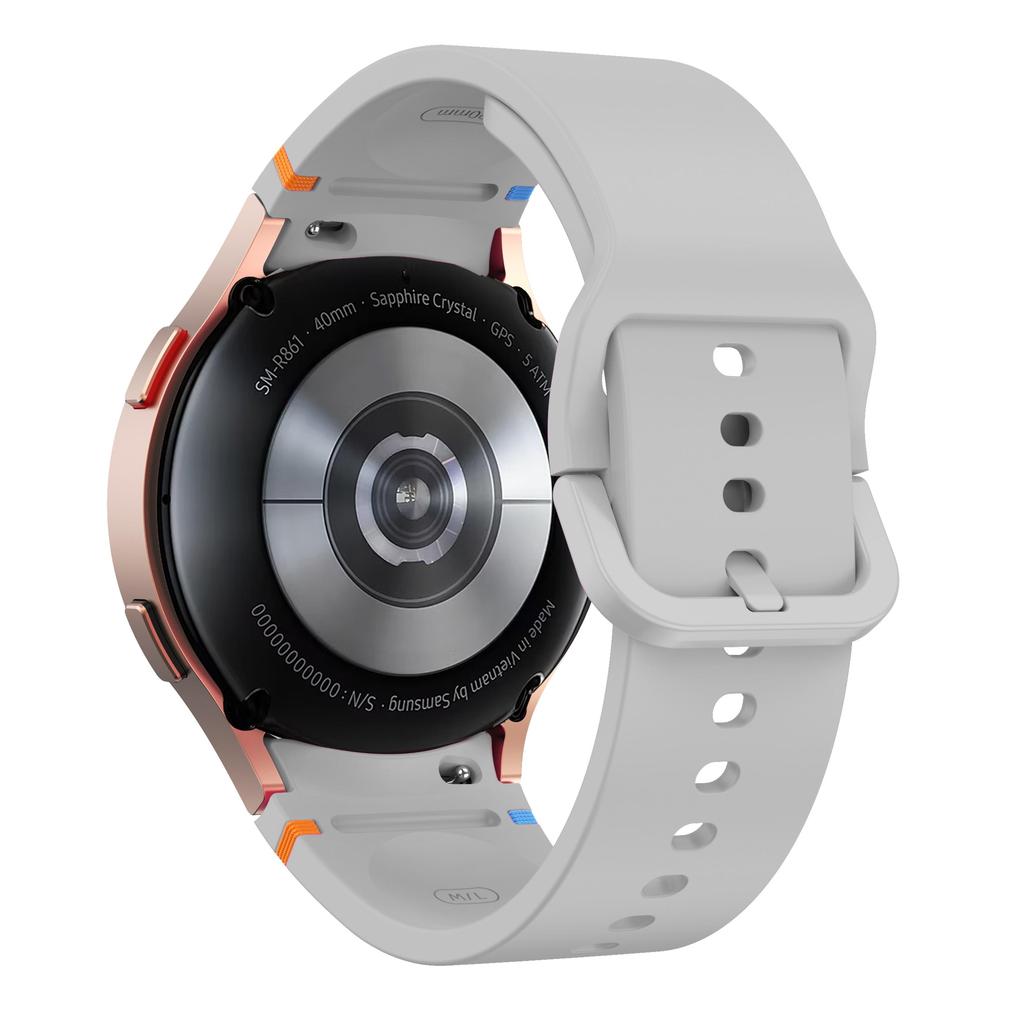 Силиконовый ремешок для часов 20 мм для Samsung Galaxy Watch 7/6/5/4 44 мм 40 мм Браслет Galaxy Watch 6 classic 5 pro 45 мм 47 мм 43 мм Ремешок