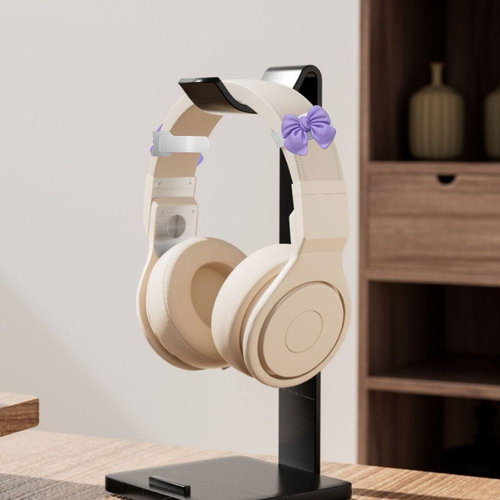 2PCS Silicone Headphone Decorations 3D Headphone Accessories Creative Earphone Charms Girls