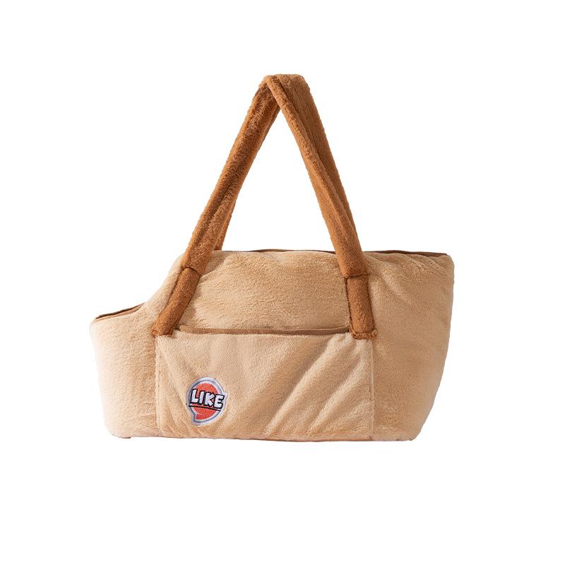 Дорожная сумка-переноска через плечо для питомцев - Теплая, Ветронепродуваемая, для кошек и собак