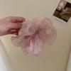 Hairgrips Ponytail Holder Mesh Hair Crab Clip Women Hair Clip Bow Hair Claw Korean Shark Clip