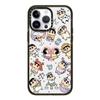 C-Shell IPhone 16 Pro Max 17 Case With Crayon Shin-chan Design Soft Silicone Full Cover Shockproof Magnetic Compatible