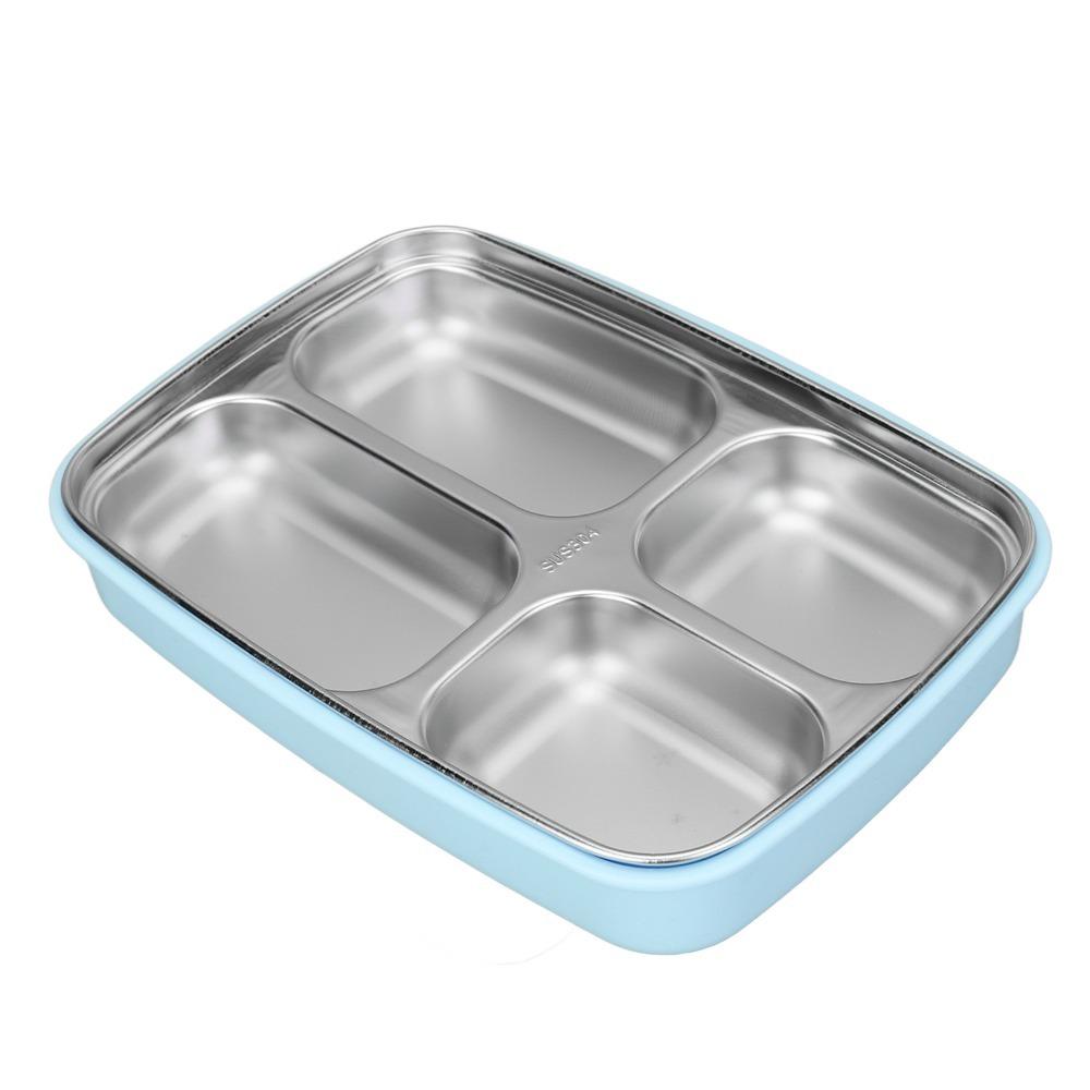 304 Stainless Steel Leakproof Lunch Box 1.2L Bento Lunch Box Cute Insulated Lunch Box For Office