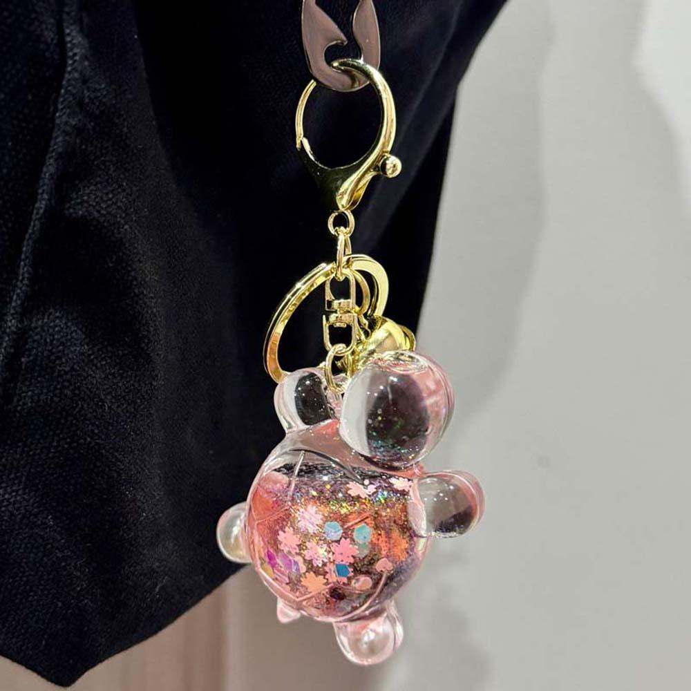 Акриловые украшения, куклы-черепахи конфетного цвета, блестящая черепаха, маленький орнамент, брелок в виде черепахи для девочек и мальчиков