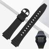 Ремешок для часов Casio G-Shock W-800H W-217H AQ-S800W Смола Резина Выпуклое соединение 18 мм Браслет аксессуары для часов ремешок