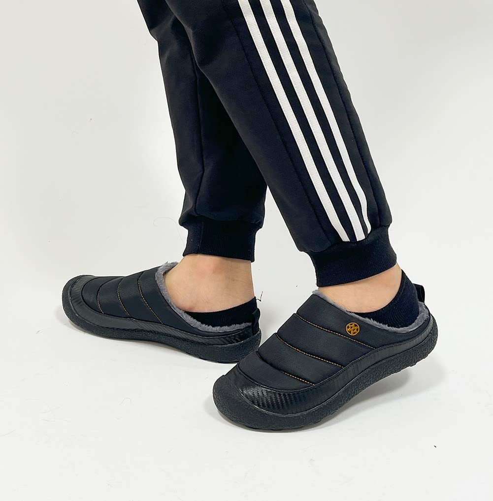 Eagsouni Зимний Пуховый Комнатный В помещении и на Открытом воздухе Балкон Холодный и Женские Сандалии, Тапочки, Обувь, Носка, Сандалии, Подкладка из флиса, Защита,