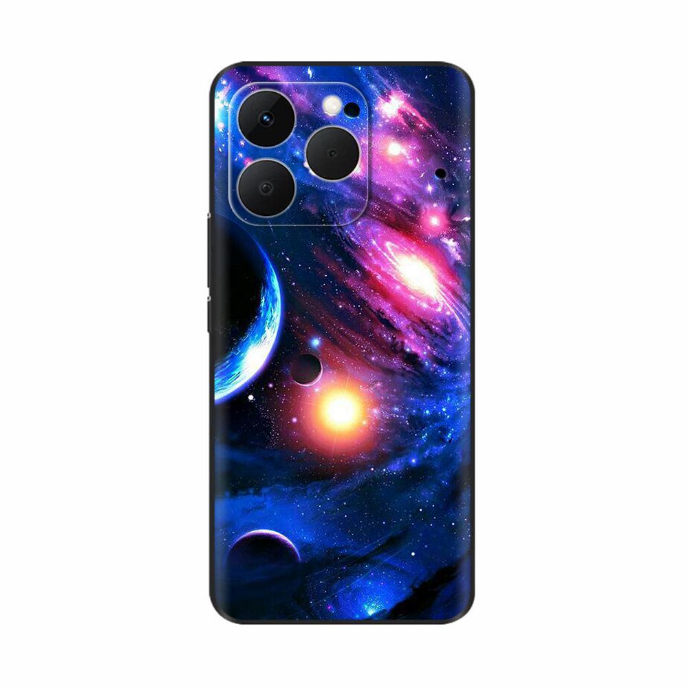 Для Realme 15T 5G Чехол Мягкий Силиконовый Бампер Мультяшный Цветок Череп Рисунок Задняя Крышка Для Oppo Realme 15T 15 T Чехлы Для Телефона Funda