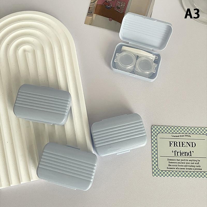 Портативная коробка для контактных линз Candy Color для девочек, минималистичный набор для контактных линз