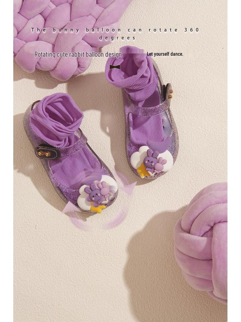 Девочковые хрустальные сандалии-пип-тоу принцессы