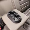 Carbon Fiber Rear Cup Holder Panel Trim Sticker For Hummer H2 2003-09