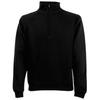 Fruit of the Loom Mens Classic 80/20 Zip Neck Sweatshirt