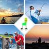 20pcs LED Night Fishing Rod Bite Bait Alarm Light with Double Bells Ring Fish Bite Alarm Indicator