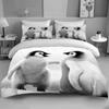Cute Penguin Bedding 3 Piece Set King Size Double Bed Bedding Set Microfiber or Polyester Duvet Cover Set Kids Bedroom Bed Set