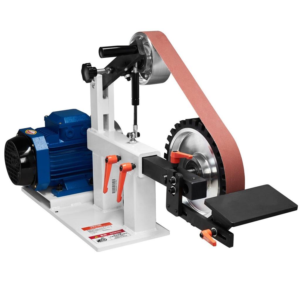 Belt Grinder Sander 72 x 2-Inch Variable Speed with VFD 3 Grinding Moulds