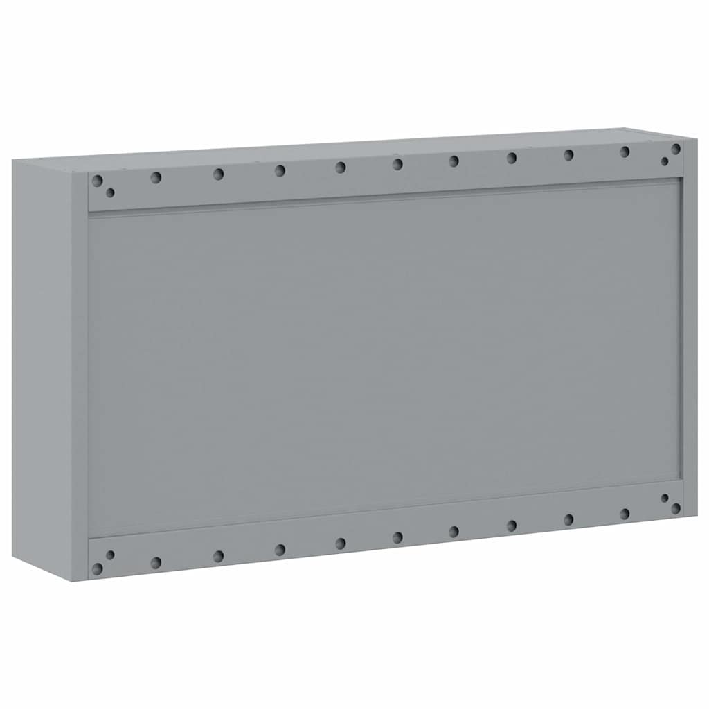 Tool Cabinet with Shelf Red and Grey 100 x 20 x 55 cm
