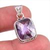 Natural Alexandrite Gemstone 925 Solid Sterling Silver Gift Pendant 1.25" W5e97