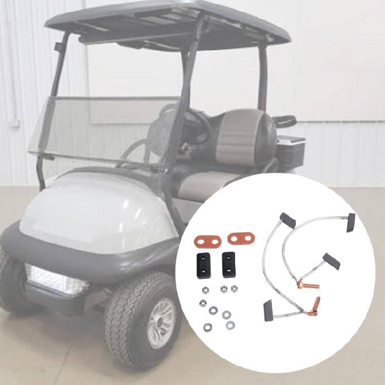 Щетки для двигателя гольф-кара для ClubCar 3.2 1017946 36В 48В, Узлы щеток с клеммами, Изоляционные блоки и крепеж для обслуживания двигателя