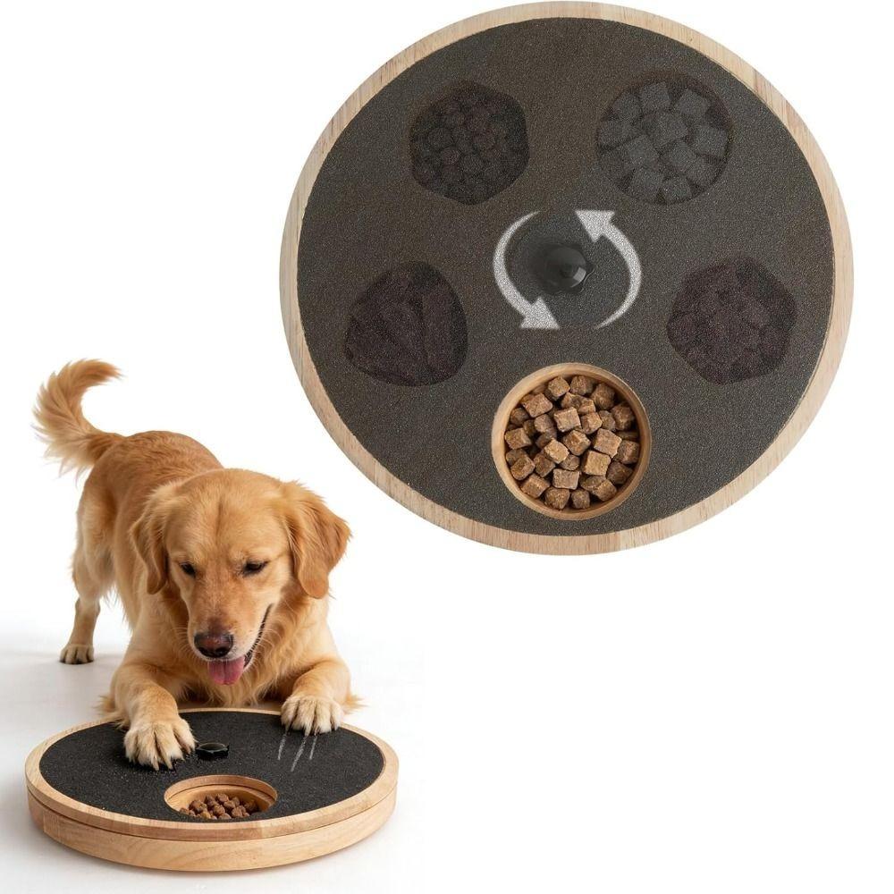 Anti-Slip Dog Nail Scratch Board with Treat Box Dog Scratch Pad Stress-Free Grooming