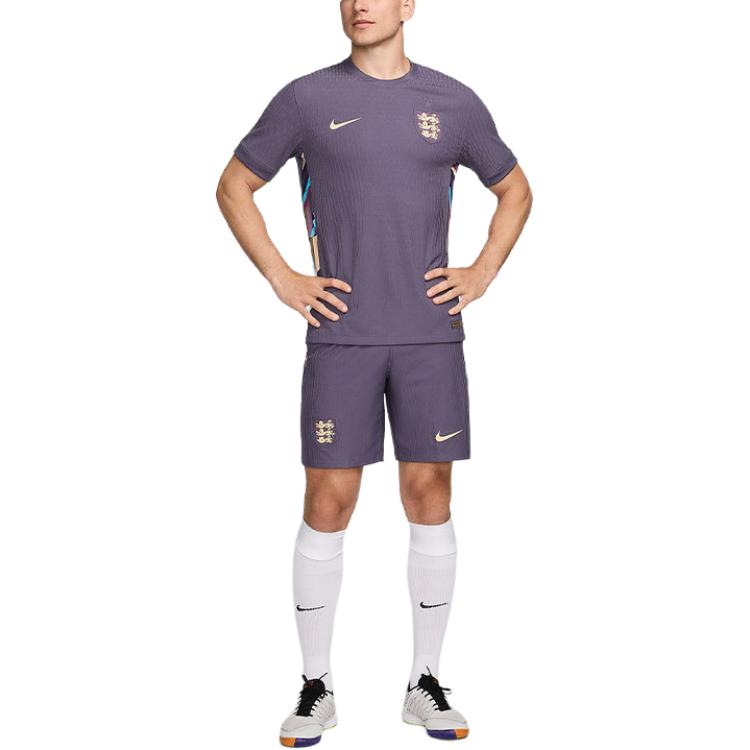 Nike Англия 2024/25 Match Away ADV Authentic Jersey Темный изюм/Кунжут Мужская уличная одежда FJ4259-573