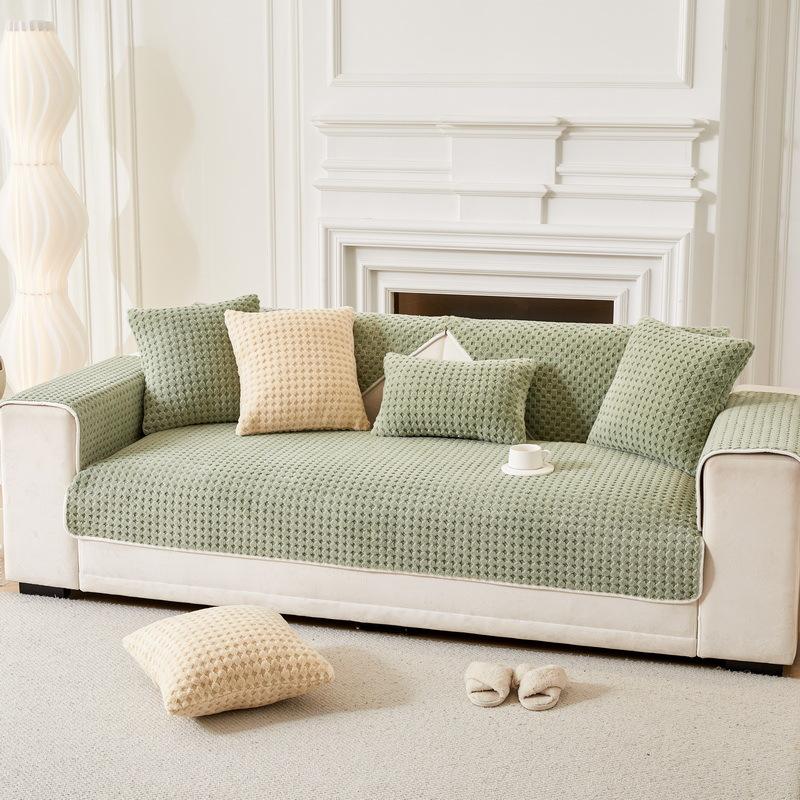 Sofa Cushion Autumn And Winter New Seat Cushion Simple And Modern High-End Plush Non-Slip Sofa Cover Cover Cloth Towel